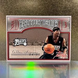 2004 Fleer Sweet Sigs Hardcourt Heroics • 14 of 25 Allen Iverson 76ers • NM - Picture 1 of 2
