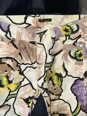 Pantalones florales Roberto Cavalli, vintage talla 44 Foto 1 de 4