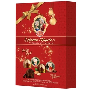 Reber Mozart Palline Miscela Finissima Natale 300g Marzapane (86,63 EUR/kg) - Foto 1 di 1