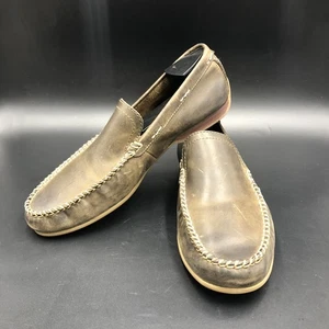 Frye Lewis Venetian Mens Size 8 Olive Casual Loafers Slip On Moccasin - Picture 1 of 8