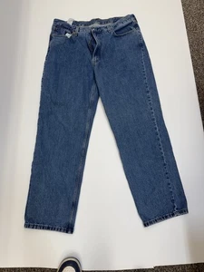 👖 Jeans Levi’s 550 Calce Relajado Azul Denim Para Hombre W40 L34 Lavado Medio Clásico EE. UU. - Imagen 1 de 5