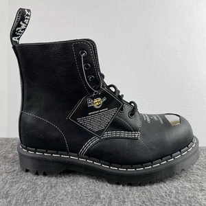 Dr. Martens 1460 Pascal Bex Exposed Steel Toe Lace Up Leather Boots Men's 9 W10 - Picture 1 of 7