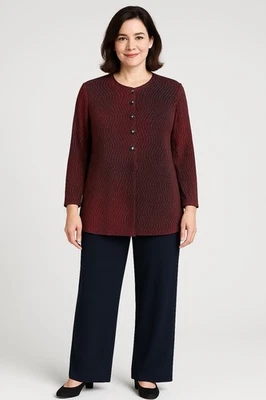 Conjunto de 2 Pantalones Vintage R&M Richards Años 90 Talla 12 Brillo Top Conjunto de Noche Foto 1 de 4