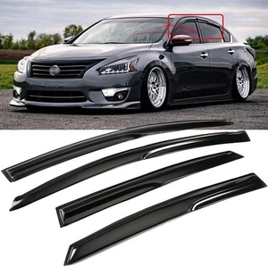 For 2013-2019 Nissan Sentra JDM Window Visors Vent Shade Rain Guards Velmeivwtfh - Picture 1 of 18