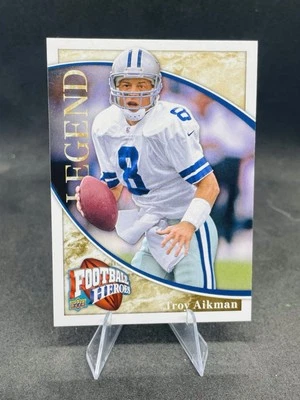 2009 Upper Deck Legend Heroes Football Card #253 Troy Aikman Cowboys - Image 1 of 2