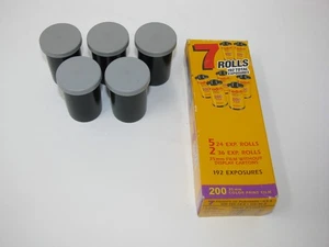 Kodak Gold 200 35mm Film - 5 Rolls Of 24 120 Total Exposures - Expired 10/2004 - Picture 1 of 3