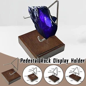 1pcs Metal Arm Display Stand Pedestal Rock Coral Fossils Agate Display Holder. - Picture 1 of 17