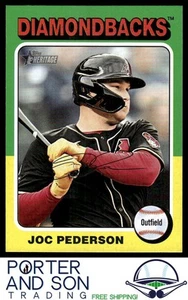 Joc Pederson 2024 Topps Heritage High Number #595 Arizona Diamondbacks - Picture 1 of 2