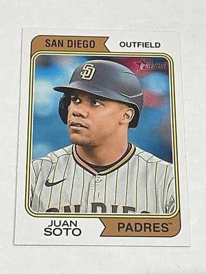 2023 Topps Heritage Baseball #364 - Juan Soto - San Diego Padres - Image 1 of 2