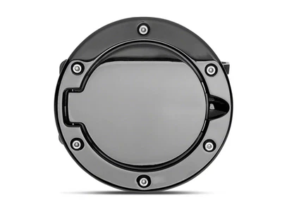 2005 2006 2007 2008 2009 Mustang Bullitt Style Fuel Door Gloss Black In Stock - Image 1 of 4