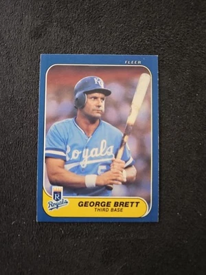⚾1986 Fleer #5 George Brett⚾近乎完好或更好⚾ — 第 1/2 张图片