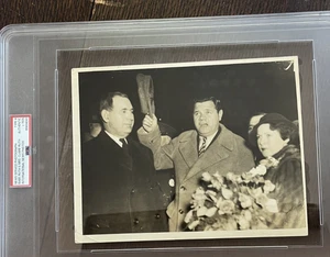 Babe Ruth and Wife Photo PSA Type 3 Graded Authentic circa 1935 Press Photo - Bild 1 von 24