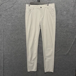 Johnnie O Prep Formance Pants Boys Sz 16 Cream Golf Pockets Lightweight - Picture 1 of 10