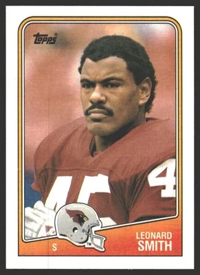 Leonard Smith #257 1988 Topps Phoenix CardinalsRC Rookie - Image 1 of 2