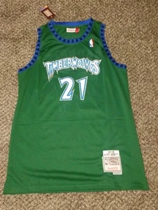 XL Kevin Garnett Minnesota Timberwolves Grün NBA Trikot Brandneu - Bild 1 von 2