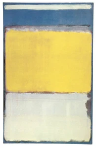 Number 10 by Mark Rothko Art Print Abstract Offset Lithograph Poster 11x14 - Picture 1 of 1