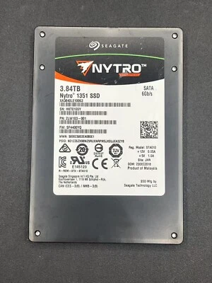 XA3840LE10063 Seagate Nytro 1351 3.84TB SATA 6Gb/s 2.5" Internal SSD*AS-IS - Image 1 of 4