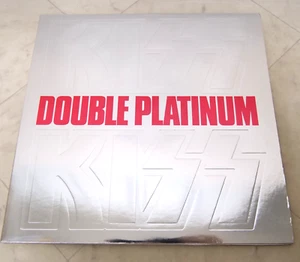 KISS/DOUBLE PLATIN JAPAN AUSGABE DOPPEL-LP MIT EINLAGE, PREISBLATT, OBI (NUR VORDERSEITE) - Bild 1 von 13