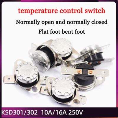Temperature Control Switch 250V 10A/16A Temperature Controller 35-300 Degrees