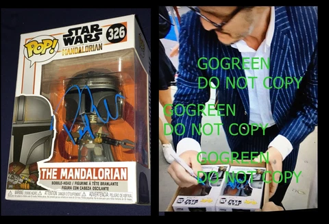 Pedro Pascal signed Mandalorian funko pop vinyl poster photo BAS The Last of Us Cover