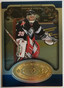 Dominik Hasek ⭐THE DOMINATOR⭐ 1998-99 SPx TOP PROSPECTS LASTING IMPRESSIONS #L6 