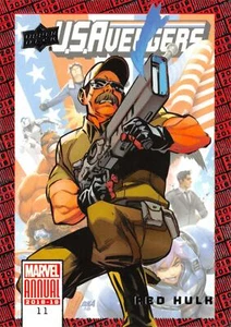 RED HULK / 2018-2019 MARVEL ANNUAL (Upper Deck 2019) BASE Trading Card #11 - Picture 1 of 2