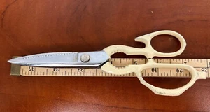 VTG White Handle Kitchen Scissors Shears 8” - Imagen 1 de 16