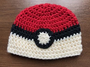 Handgefertigte gehäkelte Pokémon Mütze (SCHNELLER VERSAND!!!) - Bild 1 von 3