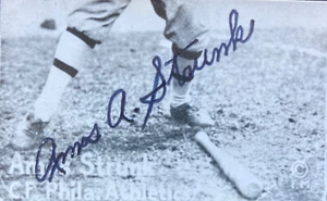 Amos A Struck (1908-1924 MLB) Autograph Of The 4x World Series Champion Sox, A’s - Picture 1 of 9