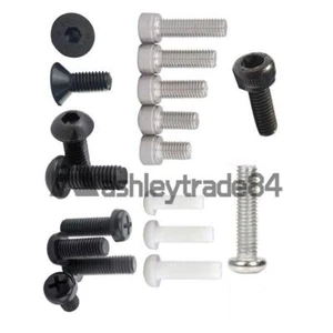 100PCS M2 M3 ALLEN KNÖPFE PHILLIPS FLAT RUND LINSENKOPF SCHRAUBEN BOLZEN - Bild 1 von 12