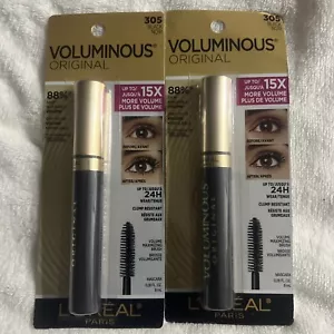 L'Oreal FPS-173228 Volume Building Mascara - Black Lot Of 2 Pack - Picture 1 of 2