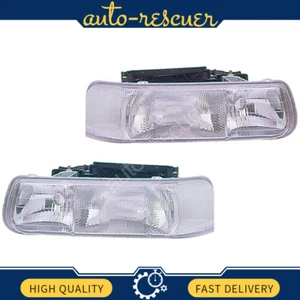 Dorman Left Right Headlight Assembly 2x for 1999 till 1999 Chevrolet Silverado - Picture 1 of 5