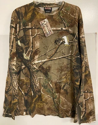 Martin Truex Jr. #1 Nascar  Men's Real Tree Camo Bass Pro Shops L/S Shirt XL - Image 1 of 4
