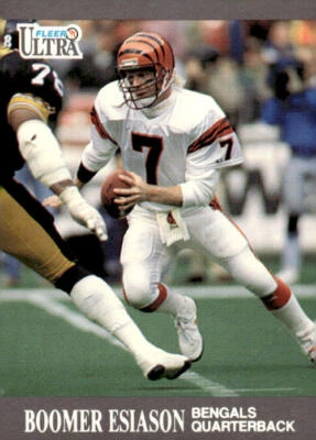 1991 Ultra #15a Boomer Esiason Cincinnati Bengals - Image 1 of 2