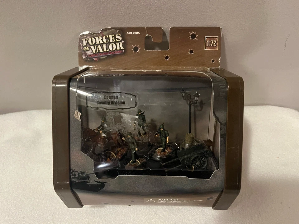 Forces Of Valor 1:72 Scale GERMAN CAVALRY DIVISION WWII Figure Set 93091 - Image 1 of 4