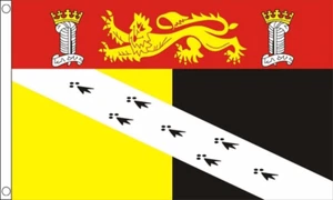 Norfolk Crest Large Flag (8ft x 5ft) - Picture 1 of 1