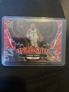 2023-24 Panini Donruss LeBron James Unleashed Red Laser International - Picture 1 of 2