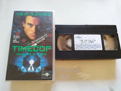Time Cop Policia En El Tiempo Van Damme - VHS Cinta Español - Image 1 of 3