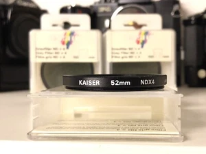 KAISER 52mm 52 mm NDX4 ND X4 X 4 Graufilter Grau Filter Grey Filter Greyfilter - Bild 1 von 10