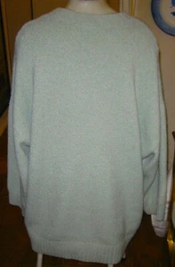 ZARA MENS PALE GREEN FLAT KNIT OVERSIZED MENS SWEATER Sz S - Picture 1 of 5