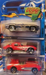 (3) 2002 Hot Wheels CORVETTES Nr. 021 , 067, 070 MOC VINTAGE - Bild 1 von 17