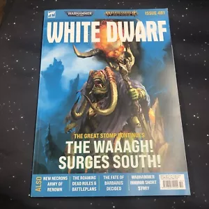 WHITE DWARF ISSUE 481 OCTOBER 2022 WARHAMMER 40k MAGAZINE NEW - Picture 1 of 2