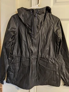 Athleta Black Anorak wasserdichte Regenjacke Gr. XS schwarz - Bild 1 von 5