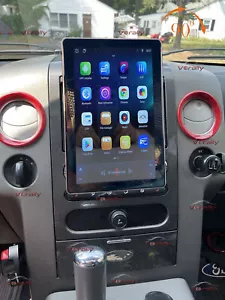 For 2004 2005-2008 Ford F150 Double Din Radio Rotated Android 14 Stereo CarPlay - Picture 1 of 21