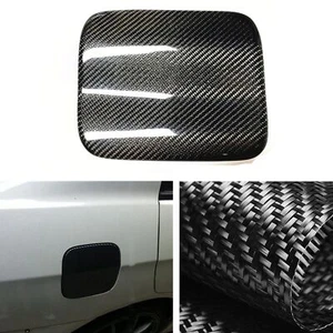 Carbon Fiber Fuel Gas Door Cover Trim For 2002-2007 Subaru Impreza WRX STi Black - Bild 1 von 8