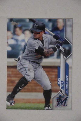 Isan Diaz 2020 Topps Series 1 #278 Marlins RC Rookie Baseball Card   - Image 1 of 2