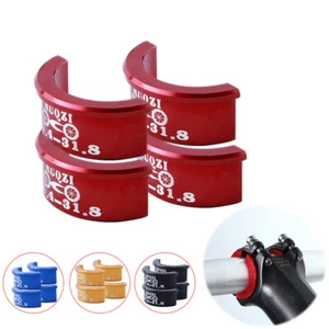 4 piezas/juego de accesorios adaptador de vástago de bástago de manillar de bicicleta de 25,4 mm a 31,8 mm - Imagen 1 de 16