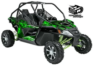 Arctic Cat Wildcat Decal Wrap Graphic kit "Hells Fury" - Picture 1 of 5