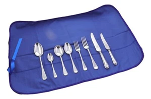 MAPPIN & WEBB Sterling Silver Cutlery - FEATHER EDGE - 60 Piece Set for 8 - Picture 1 of 5