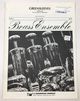 Greensleeves Brass Sextet Sheet Music Grade 3 CL Barnhouse Co by Frank Siekmann - Image 1 of 4